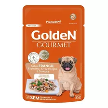 Alimento Umido Golden Gourmet Cães Frango Arroz 85g