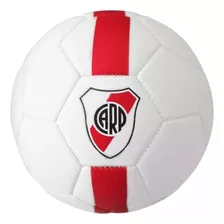 Pelota Futbol River Plate N°5 Blanco Licencia Oficial Sorma
