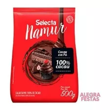 Chocolate Em Pó 100% Cacau 500g Selecta Para Cobertura