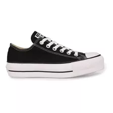 Zapatillas Converse All Star Plataforma Negro Exclusiva Dama