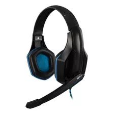 Headset Gamer Hoopson Ga-1 Preto E Azul