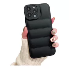 Protector Case Puff Acolchonado Para iPhone 13 Pro Max