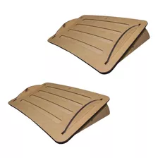 2 Und Apoio Descanso Base Suporte Ergonômico Para Os Pés Mdf