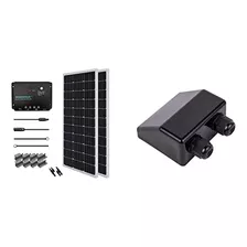 Kit De Inicio De Panel Solar Monocristalino De 200 Vatios Y 