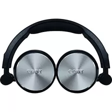 Coby Cvh-804-slv Aluminio Foldz Auriculares Con Micrófono In