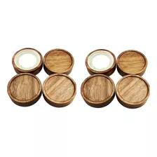 Wooden Jar Lids - 8 Jar Lids (wood) - C