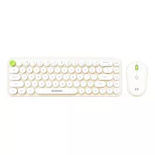 Pequeño Combo De Teclado Y Mouse Inalámbricos, Teclado Inalá