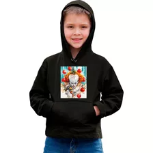 Sudadera De Niños Estampado Navideño It Esferas Eso Payaso