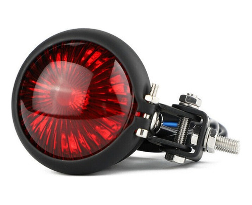 Stop Luz Trasera De Freno Porta Placa Led Moto Cafe Racer Foto 9