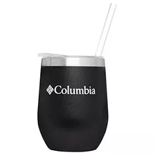 Vaso Columbia Al Vacío Aislamiento Doble Pared Pajita 350ml