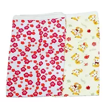 Kit 2 Cueiro Manta Bebê Estampado Flanelado Canela Menina