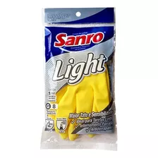Luva Segurança Limpeza Impermeável Sanro Light Pct 12 Pares