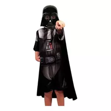 Darth Vader Star Wars Fantasia Infantil Capa E Mascara M