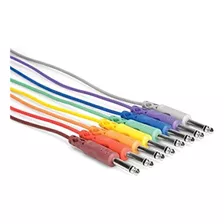 Hosa Cpp-845 1/4 Pulgadas Ts Cables De Parche No Equilibrado