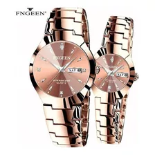 Reloj De Cuarzo For Hombre Mujer Pareja Regalo 2 Piezas