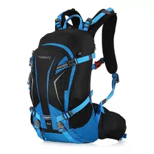 Mochila Senderismo Impermeable Azul 20l + Cubierta De Llu...