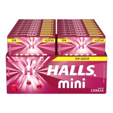 Halls Mini Cereja C/ 18 Unidades