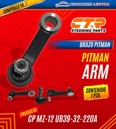 Brazo Pitman Mazda Pick Up B2000 B2200 B2600 4x4 B2600 4x2 8 Foto 5