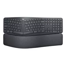 Logitech Ergo K860 Wireless Split Ergonomic Keyboard Color Del Teclado Negro Idioma Español