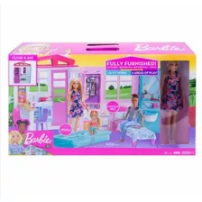 Casa Glam De La Barbie 100%original Incluye Muñeca 