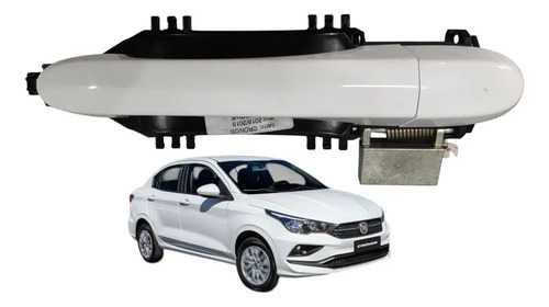 Maçaneta Externa Dianteira Direita Fiat Cronos 2019 1.3 Original Dianteira