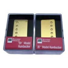 Humbucker Alnico Sd Sh-4 Jb Jazz, Doradas