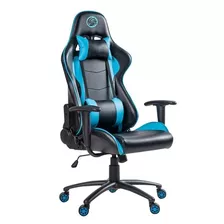 Cadeira Gamer Premium Venus Couro Reclinável Preto Ajustes Cor Azul Material Do Estofamento Couro Pu