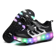 Patins Led De Tênis Com Rodas De Patinação Removíveis De 2 R