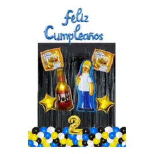 Set De Globos Homero Simpson, The Simpsons Decoración Fiesta