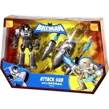 Batman Animated Attack Sub Mattel Coleção Novo