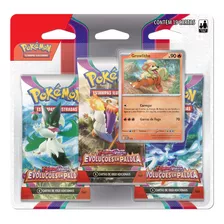 Blister Triplo Pokémon Evoluções Em Paldea Growlithe