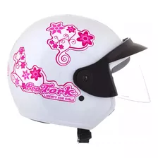 Capacete Liberty 3 For Girl Branco 56 