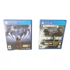 Prey + Rainbowsix Siege Ps4 Playstation 4 Físico Original 