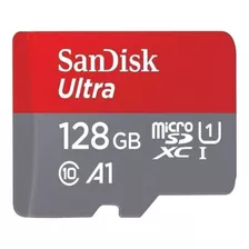 Cartão Memória Sandisk Ultra 128gb 120mb/s Classe10 Microsd 