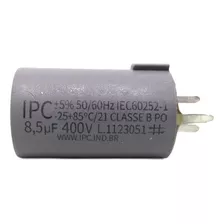 Capacitor P/ Ventilador 3 Pinos 8,5uf 50/60hz 400v Loren Sid