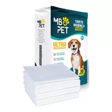 Tapete Higiênico Mb Pet Premium Ultra Absorvente 30 Unidades