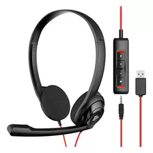 Auriculares Usb Nubwo Con Micrófono Para Computadora Portáti