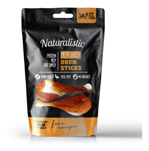 Naturalistic Meat Snack Premium Trutros Sabor Pato
