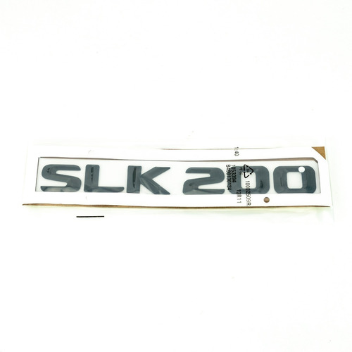 Emblema Mb Slk200 Autoadherible Para Cajuela Color Negro Foto 2
