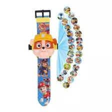 Reloj Infantil Paw Patrol Digital Y Poyector De Imagenes