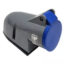 Tomada De Sobrepor Steck 3p+t 32a 220v Azul