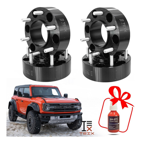 Kit Espaciadores Ford Bronco 4 Puertas 2021+ 2 Pul Llanta  Foto 2