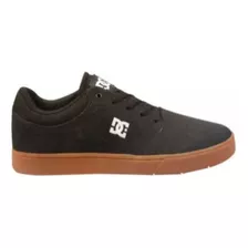 Zapatillas Dc Shoes Modelo Crisis Tx Negro Marron Lona