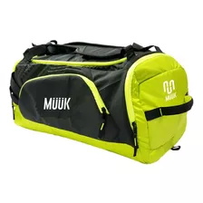 Bolso Mochila Urban Biker Muuk Amarillo/negro