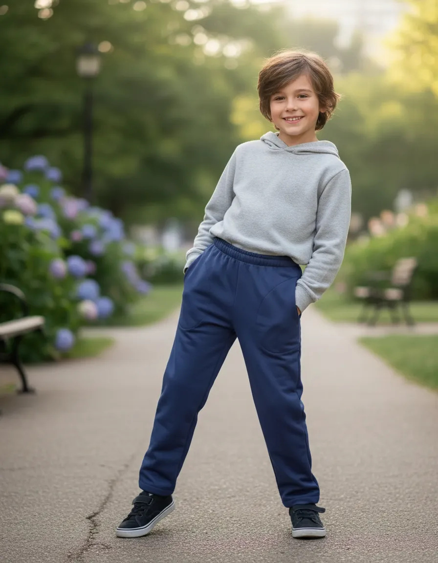 Art-01 Jogging Ketten Frizado Nene Varon Niño Kaorikawaii Azul 4