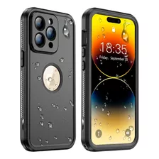 Funda Temdan Para iPhone 14 Pro Waterproof Clear