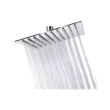 Flor Ducha Duchon Grande Lluvia Cuadrada 30 Cm Baño Metal