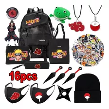 Juego De Mochila Estuche Naruto 16/17/18/23 Piezas