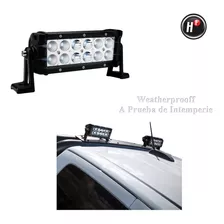 Barra De Led 8 Pulgadas 12 Leds 1,800 Lúmenes Hf Audio