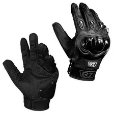 Guantes Para Motociclista R7-2 Racing Touch Negro